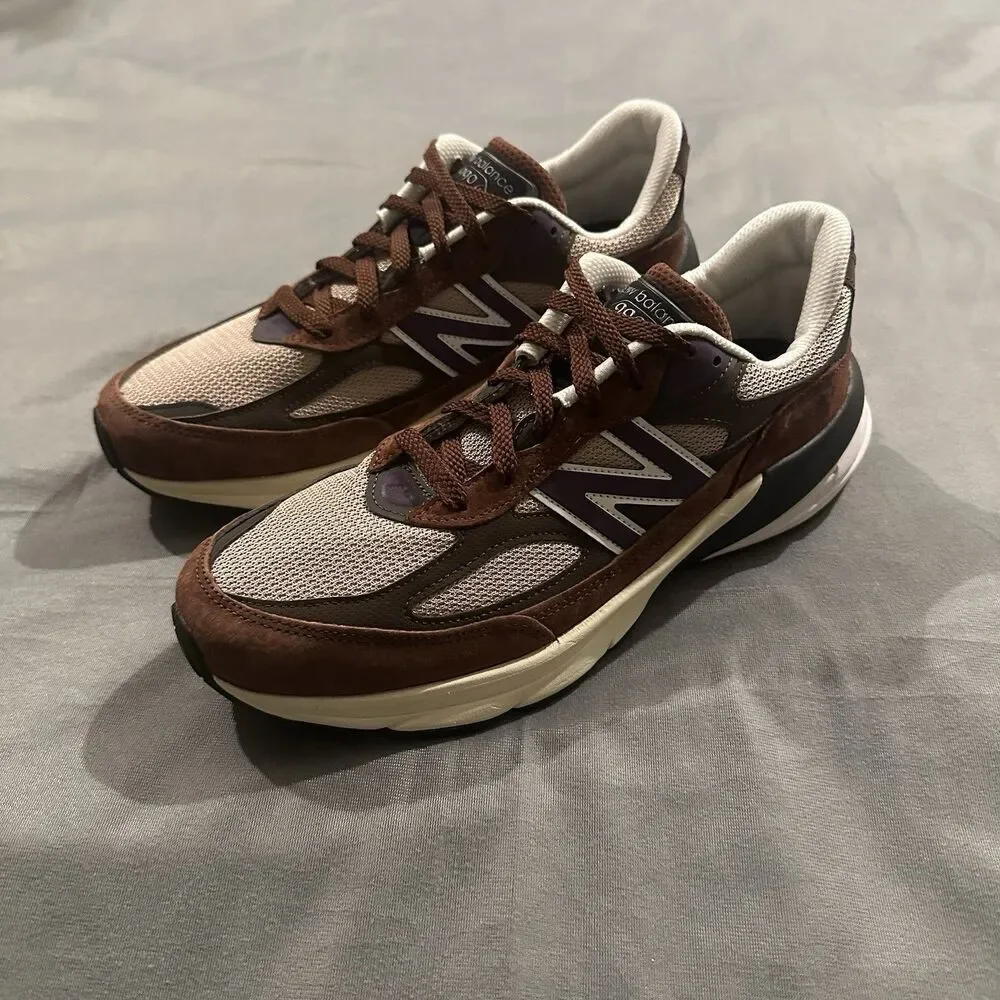 New Balance 990v6 Rich Oak Cosmic Grape Sneakers Made in USA Mens 11.5 U990OP6